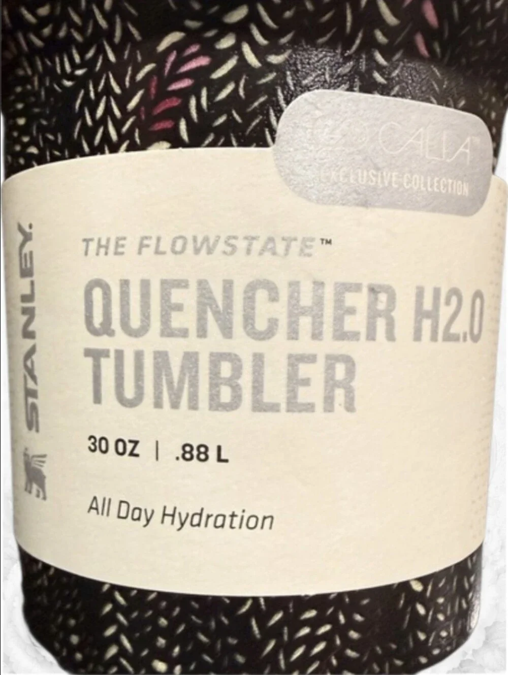 Stanley x Calia Black Serpent Limited Edition Quencher H2.0 30 oz NWT